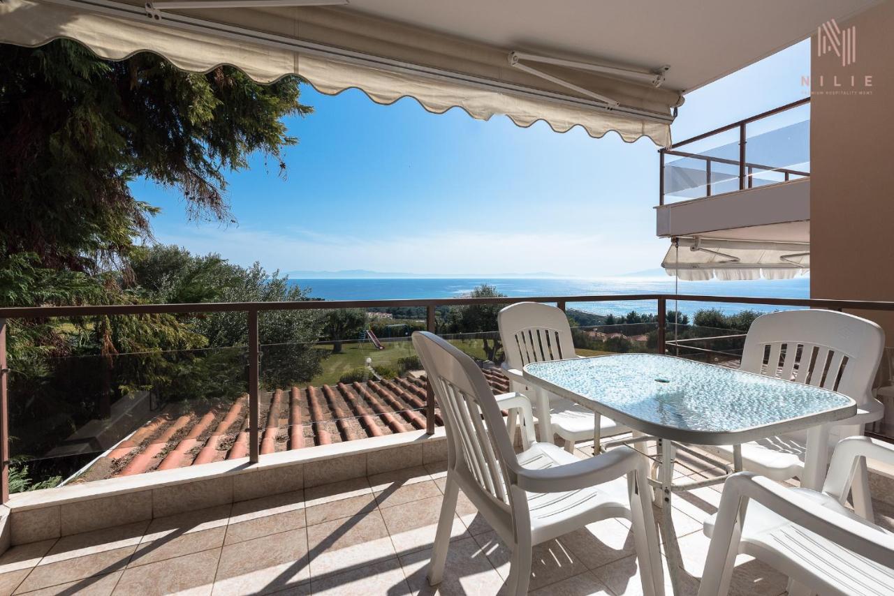 Breathtaking Villa, Nilie Hospitality Mgmt Possidi Esterno foto