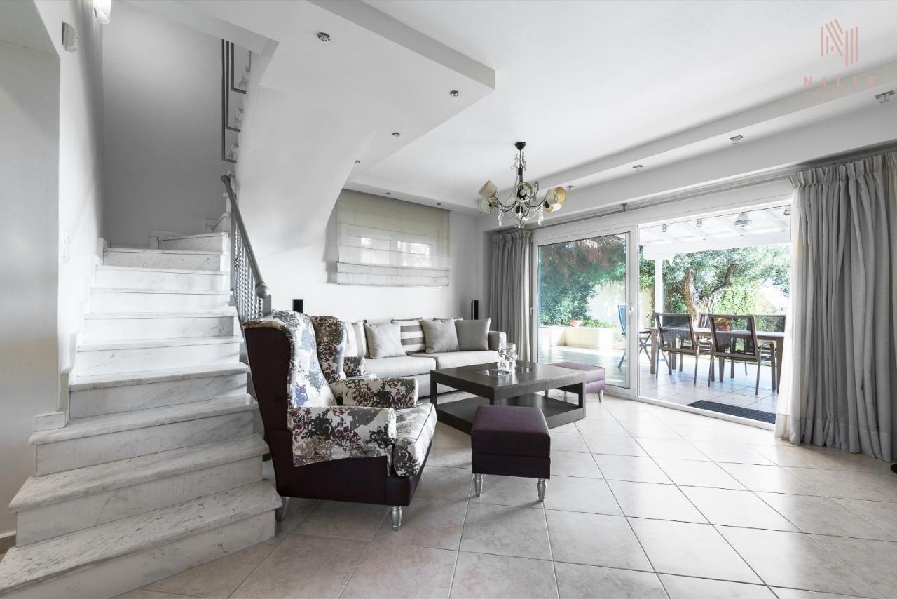 Breathtaking Villa, Nilie Hospitality Mgmt Possidi Esterno foto