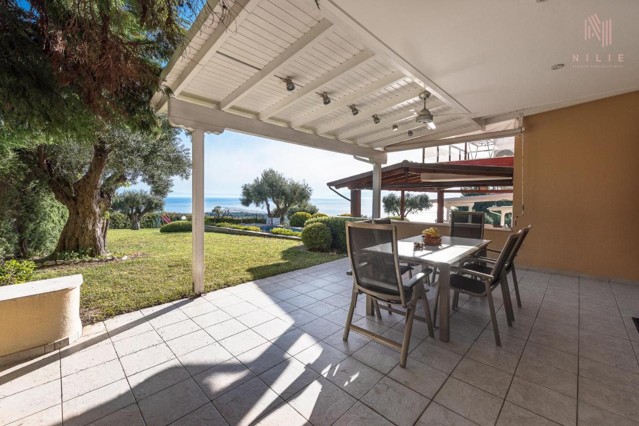 Breathtaking Villa, Nilie Hospitality Mgmt Possidi Esterno foto